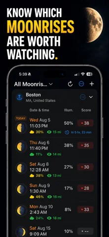 Mooncaster App Store screenshot